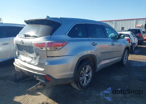 2015 Toyota Highlander Xle V6 z USA, uszkodzony, nr VIN 5TDKKRFH5FS042349